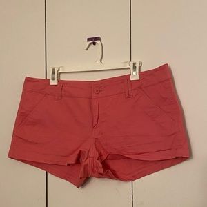 anchorblue- pink jean shorts with 4 pockets